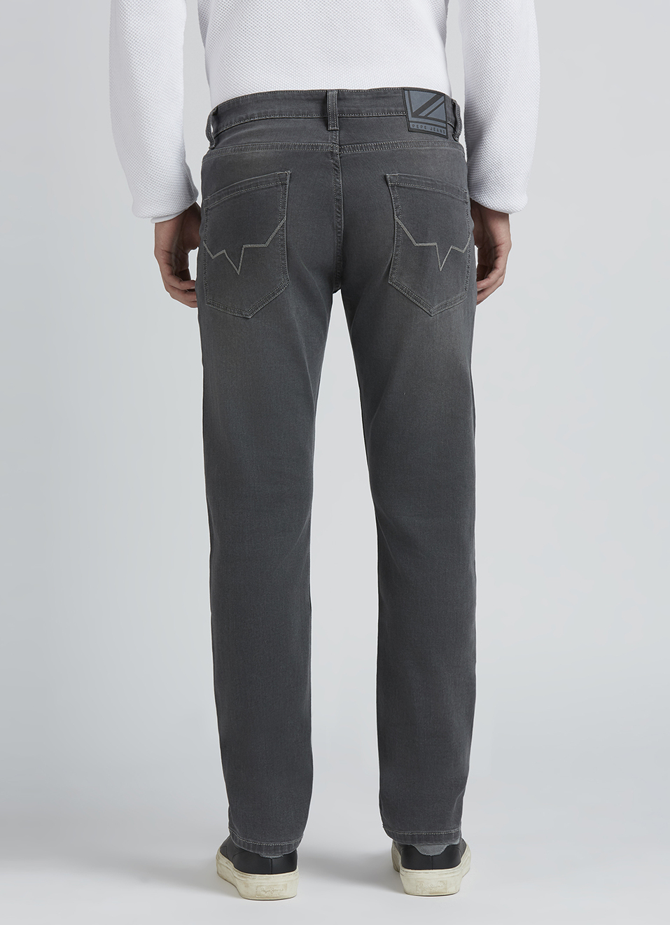 Vapour Black Mid Rise Slim  Jeans, , large image number 3