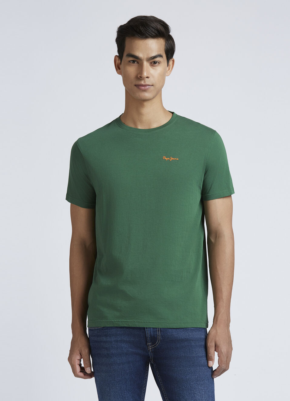 Green Back Print Short Sleeve T-shirt, , large image number 1