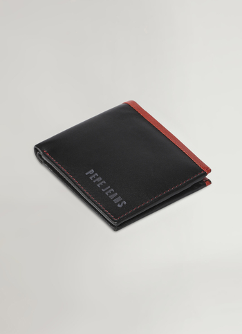Black Textured Wallet