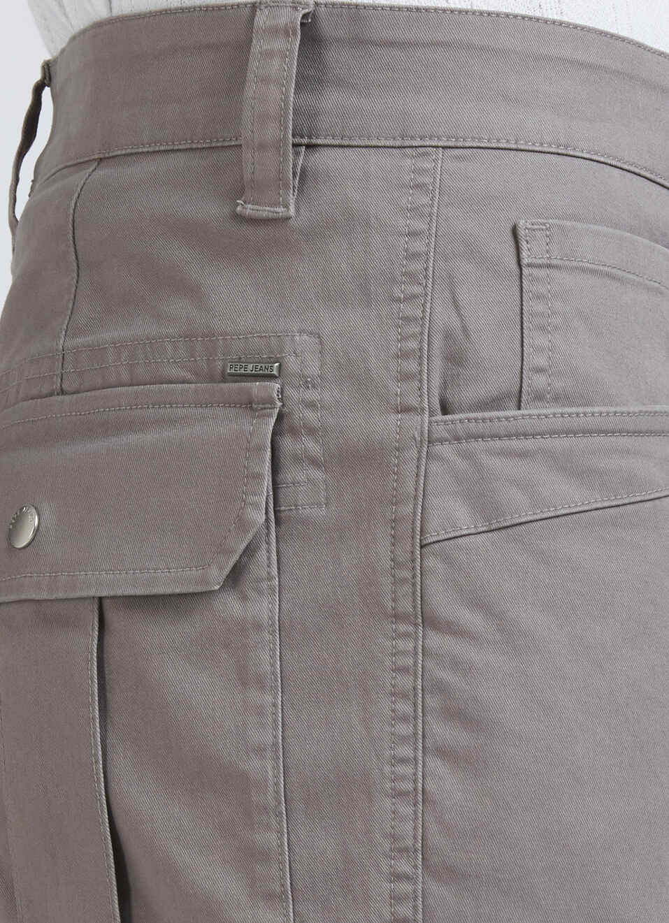 Olive Mid Waist Overdyed Cargo, , large image number 4