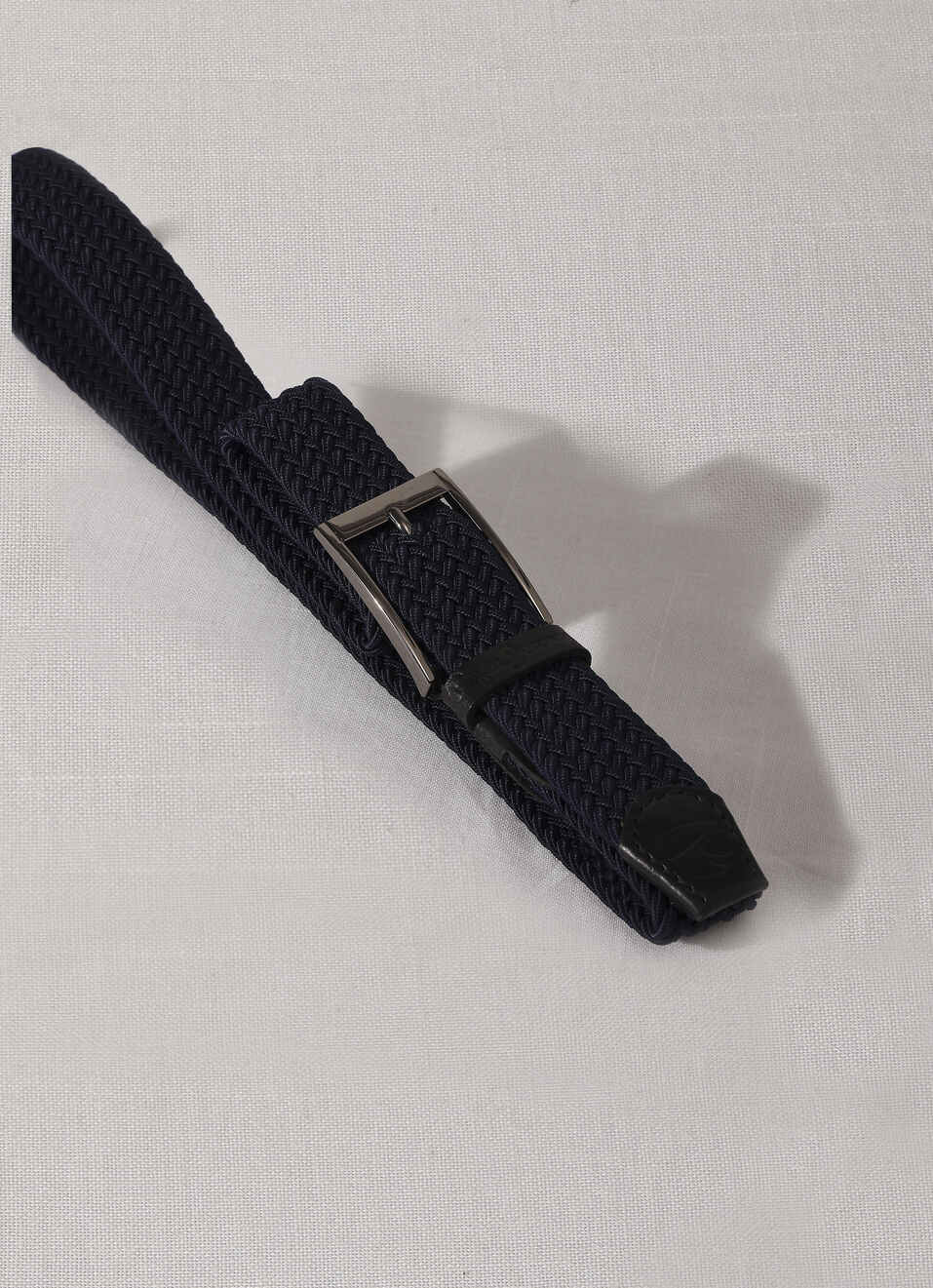 Blue Elasticated Webbing Belt, , large image number 2