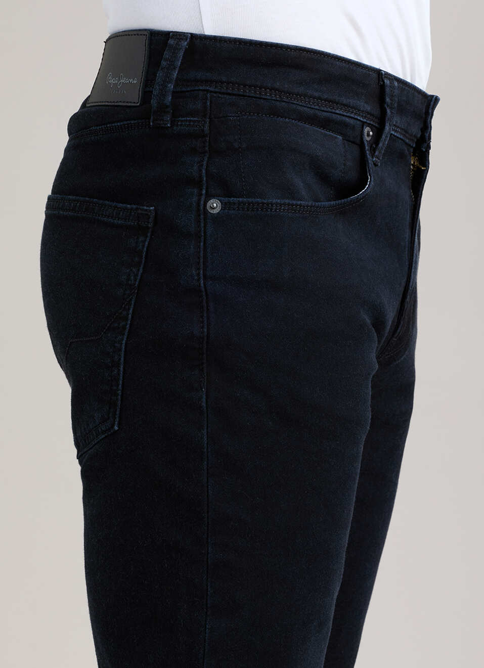 Men Black Stretchable Jeans, , large image number 4