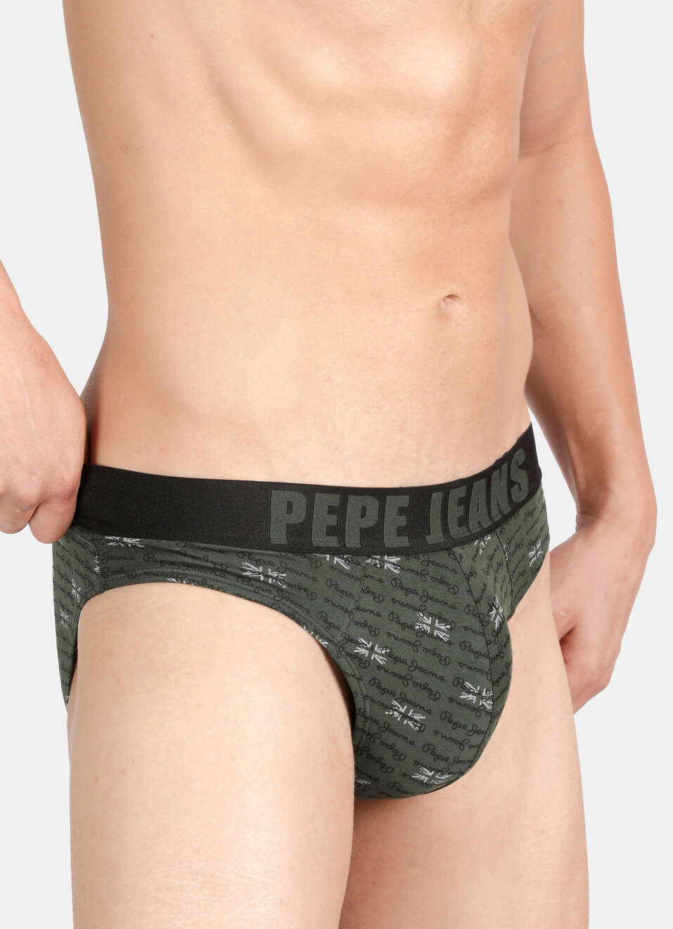 Green Printed Briefs, , large image number 6