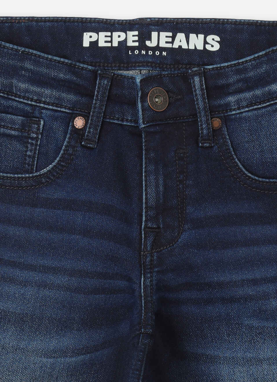Boys  Blue Mid Waist Gymindigo Shorts, , large image number 2