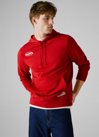 Red Bull Racing X Pepe Jeans Red Comfort Fit Hoodie