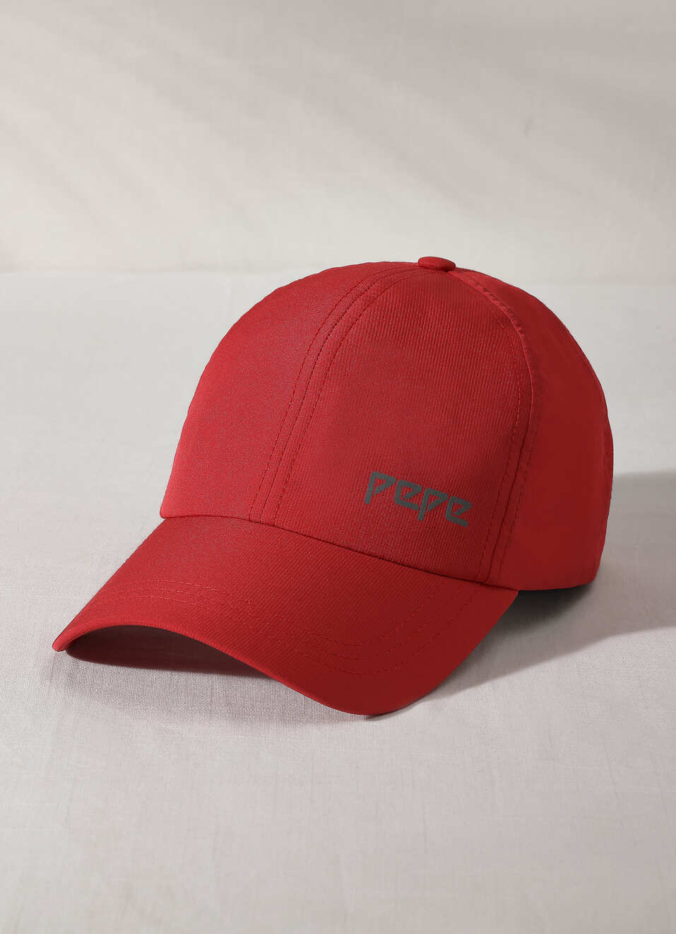 Red Printed Sports Cap, , large image number 0