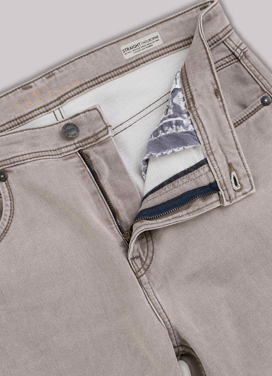 Men Blue Straight Fit Mid Rise Stretchable Jeans, , large image number 6