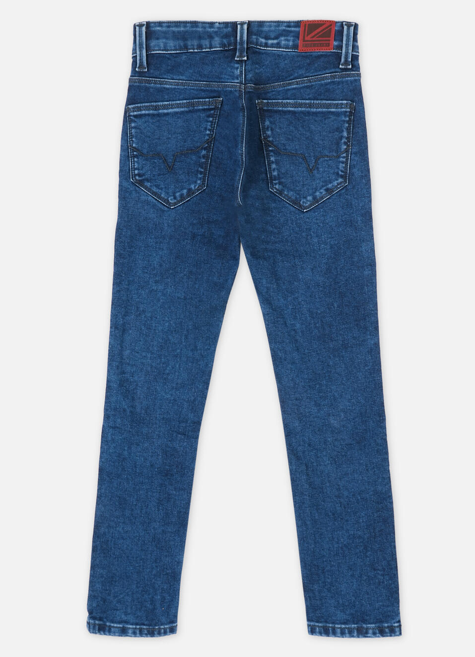 Boys  Blue Mid Waist Slim Powerflex Jeans, , large image number 1