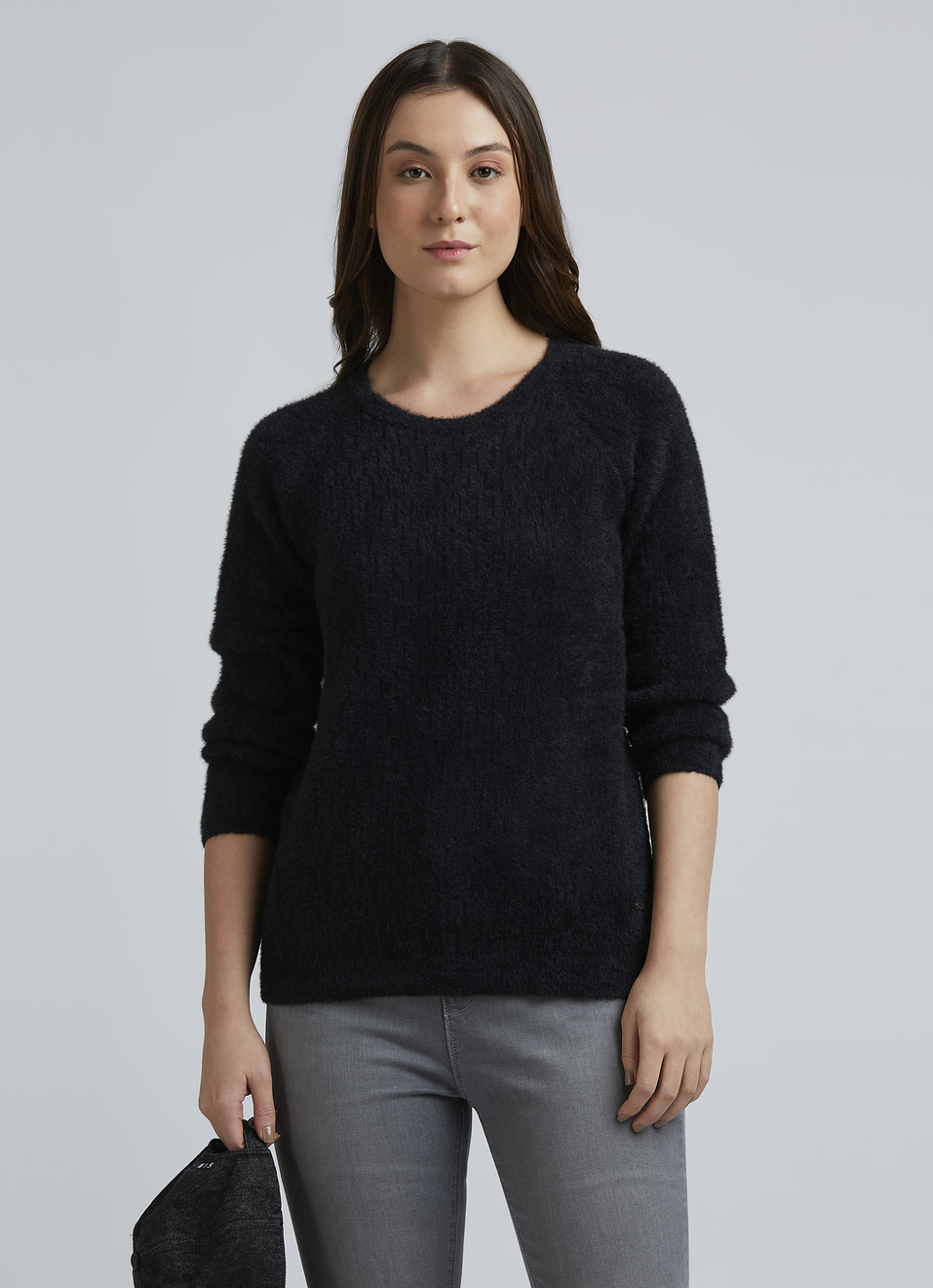 Black Full Sleeve Sweater, , large image number 0