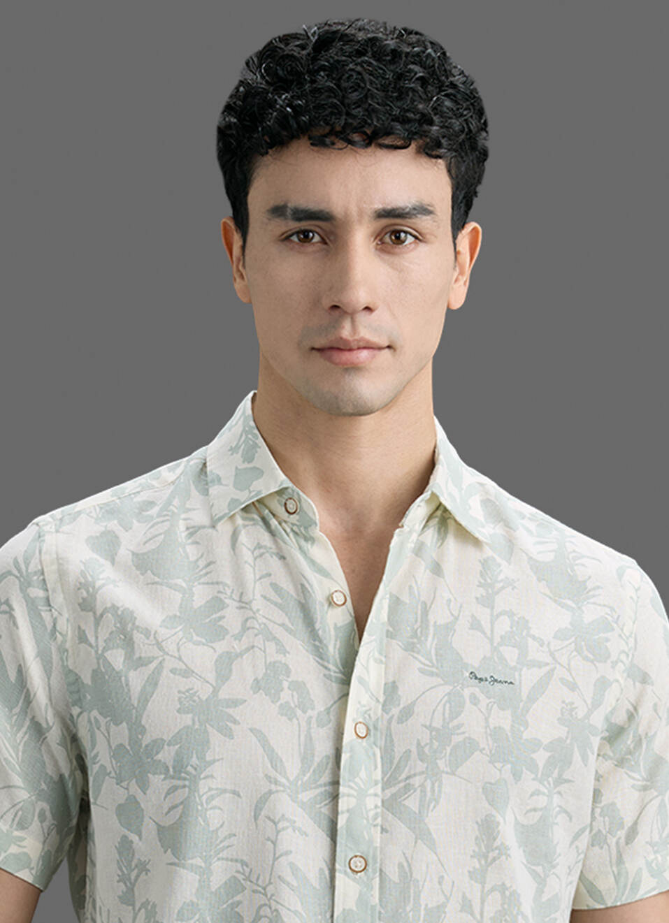 Men Green Printed Short Sleeve Shirt, , large image number 4