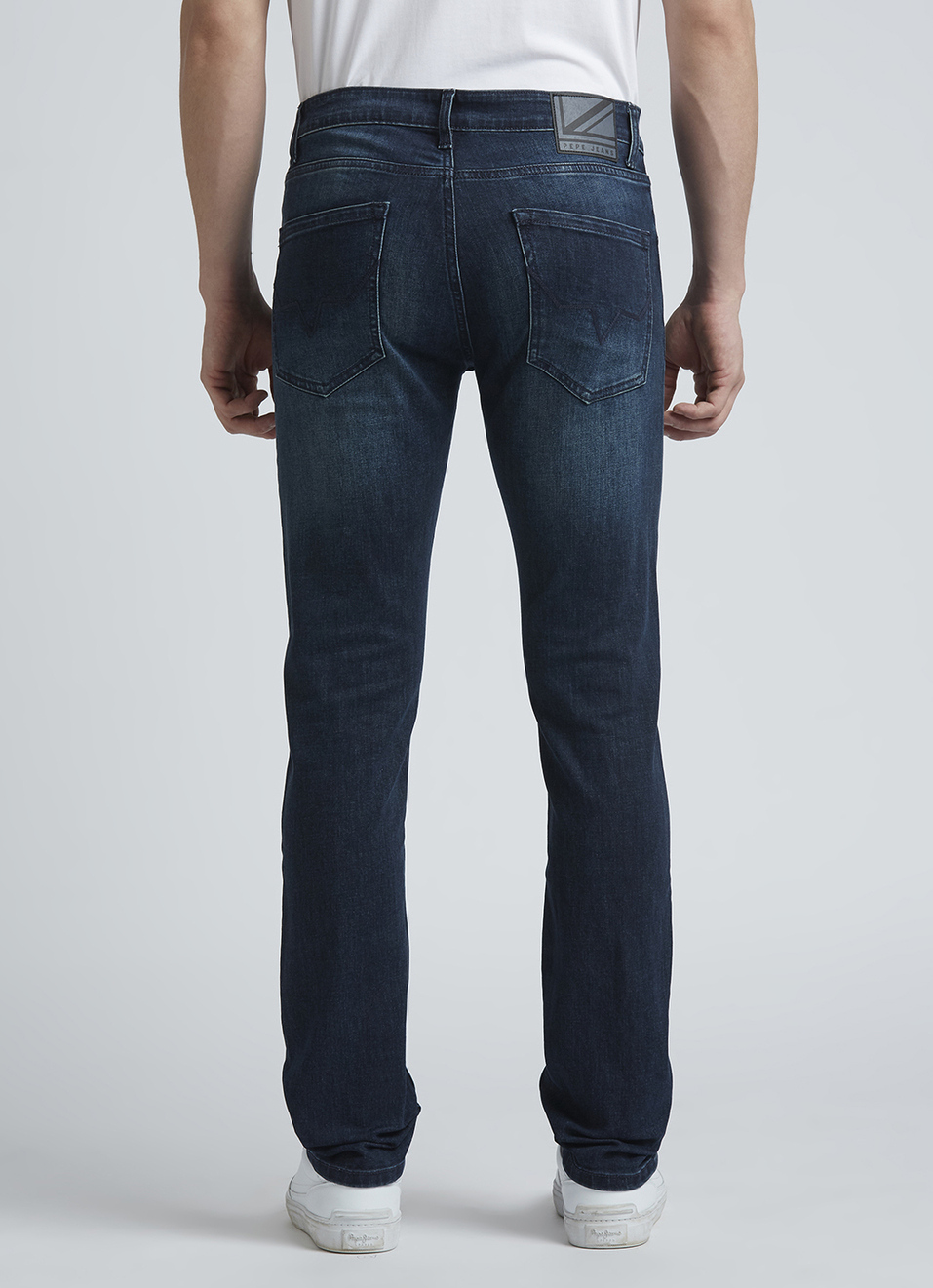 Vapour Blue Mid Rise Jeans, , large image number 3