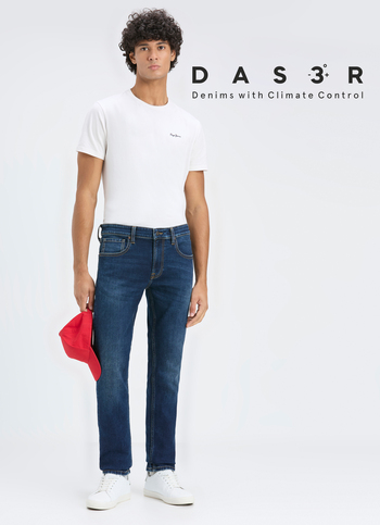 Men Blue Mid Rise Slim Fit Stretchable Jeans