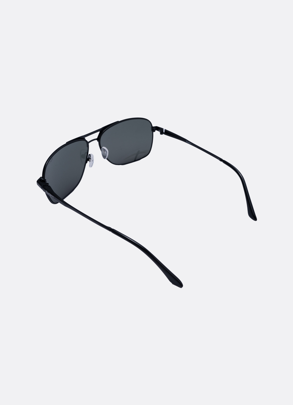 Retro Black Uv-protected Rectanglar Sunglasses, , large image number 2