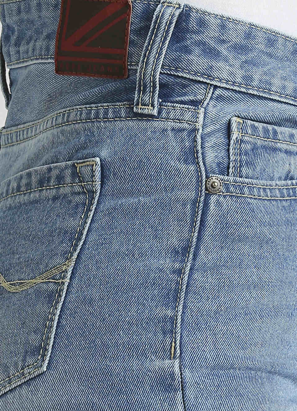 Hailey Blue High Waist Wide Leg Jeans, , large image number 4