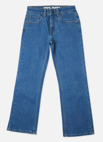 Boys Blue Mid Rise Bootcut Jeans