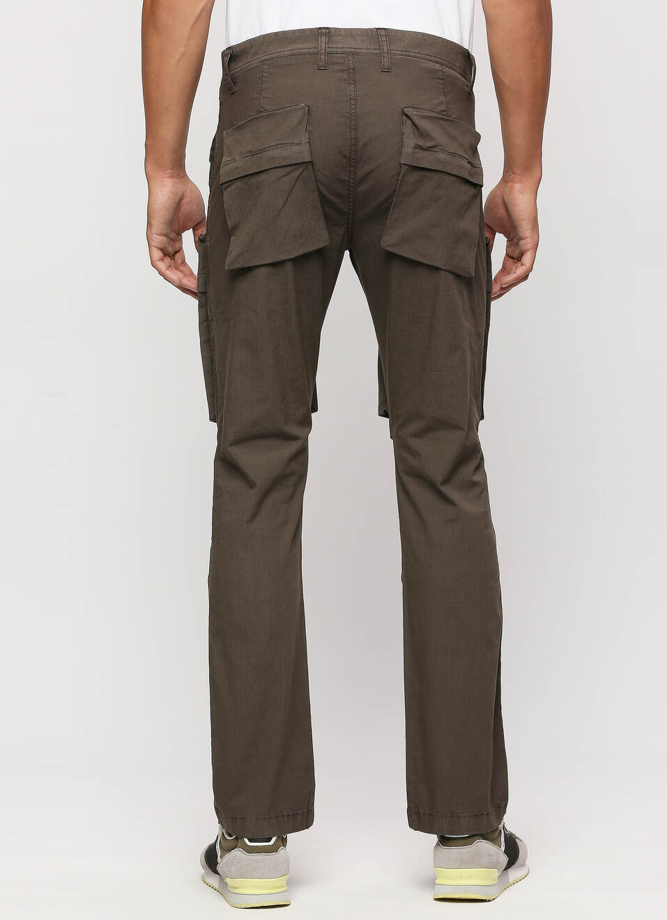 Cash Green Mid Rise Slim Fit Cargo Pants, , large image number 2