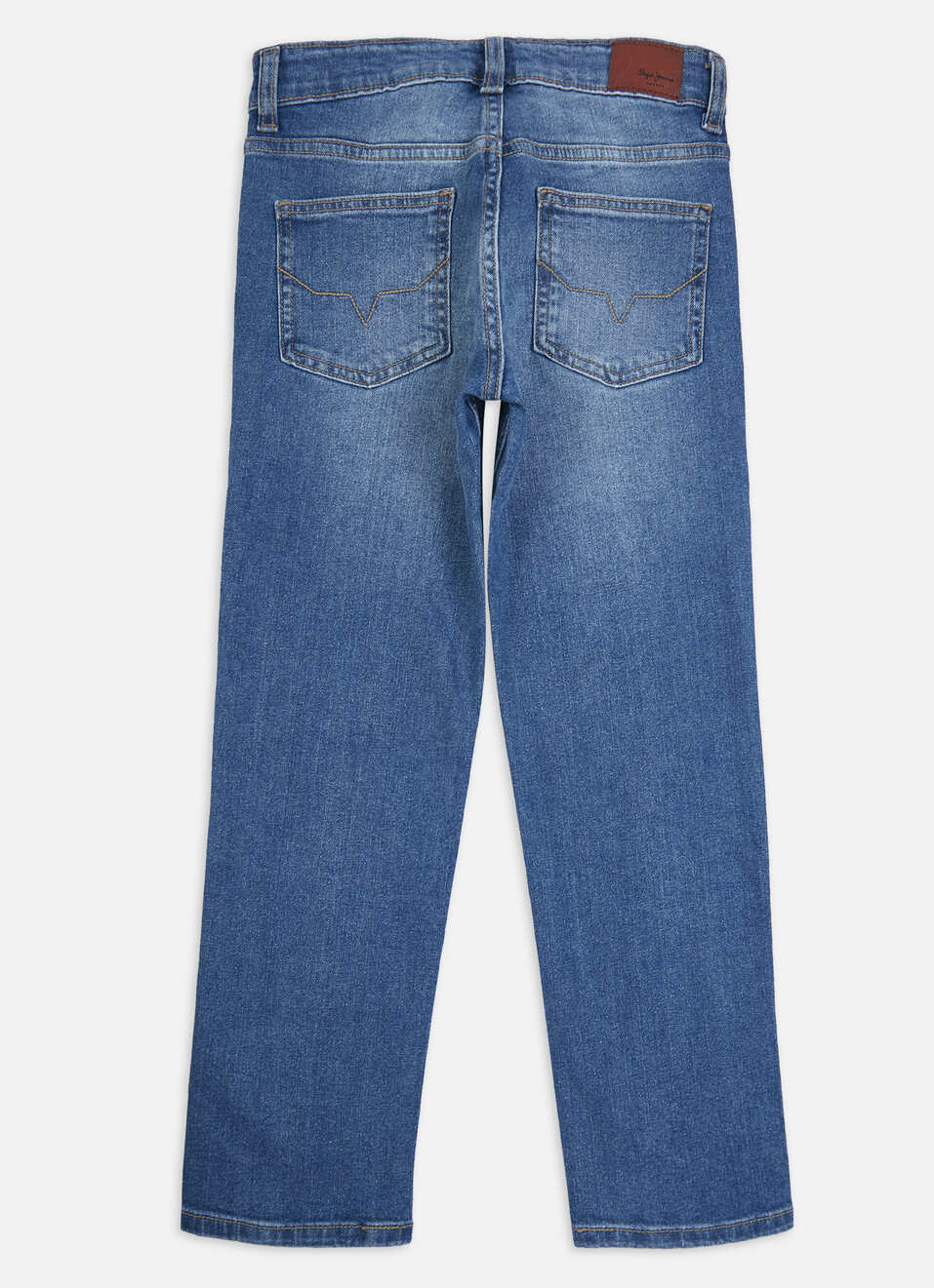 Boys Skater Blue Mid Rise Straight Leg Jeans, , large image number 1