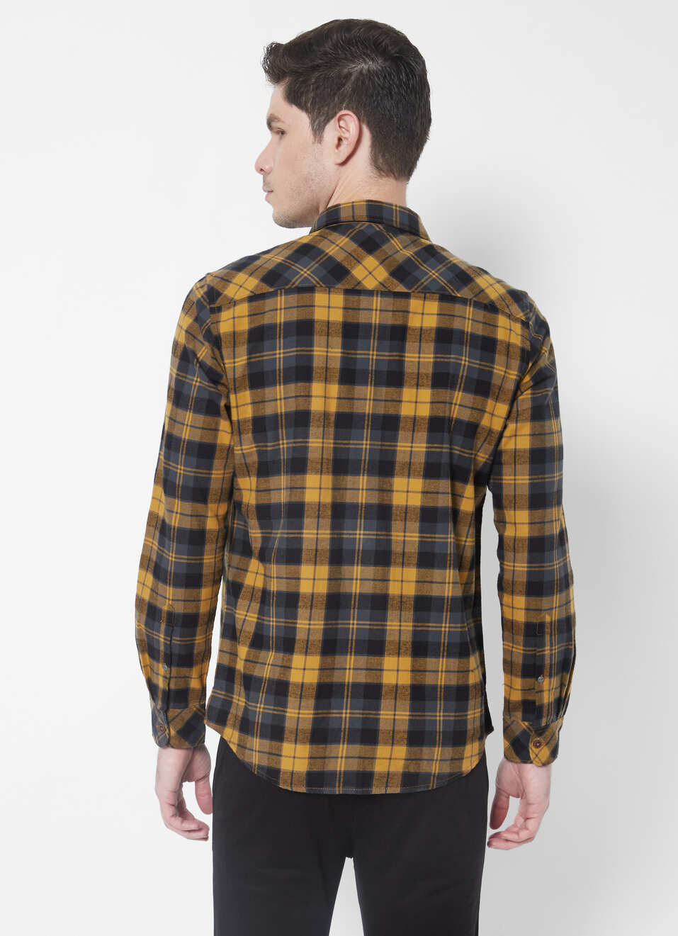 Benji Shiruku Twill Check Shirt, , large image number 2