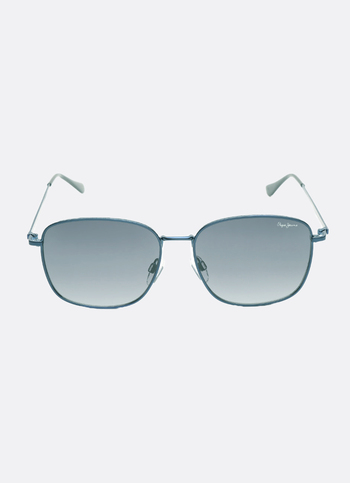 Blue Uv-protected Aviator Sunglasses