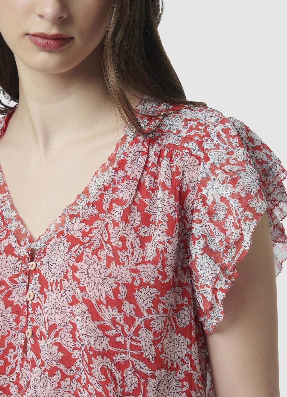 PALESA V NECK TOP, , large image number 4