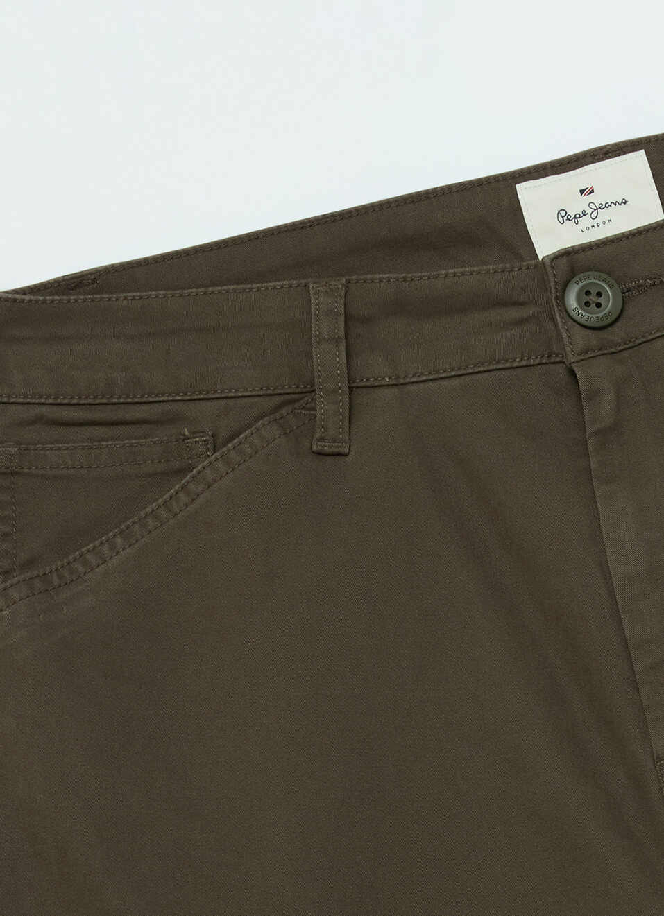 Men Olive Cargo Straight Fit Pants, , large image number 6
