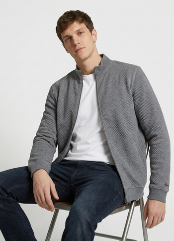 Men Grey Solid Full Sleeve Sweatshirt