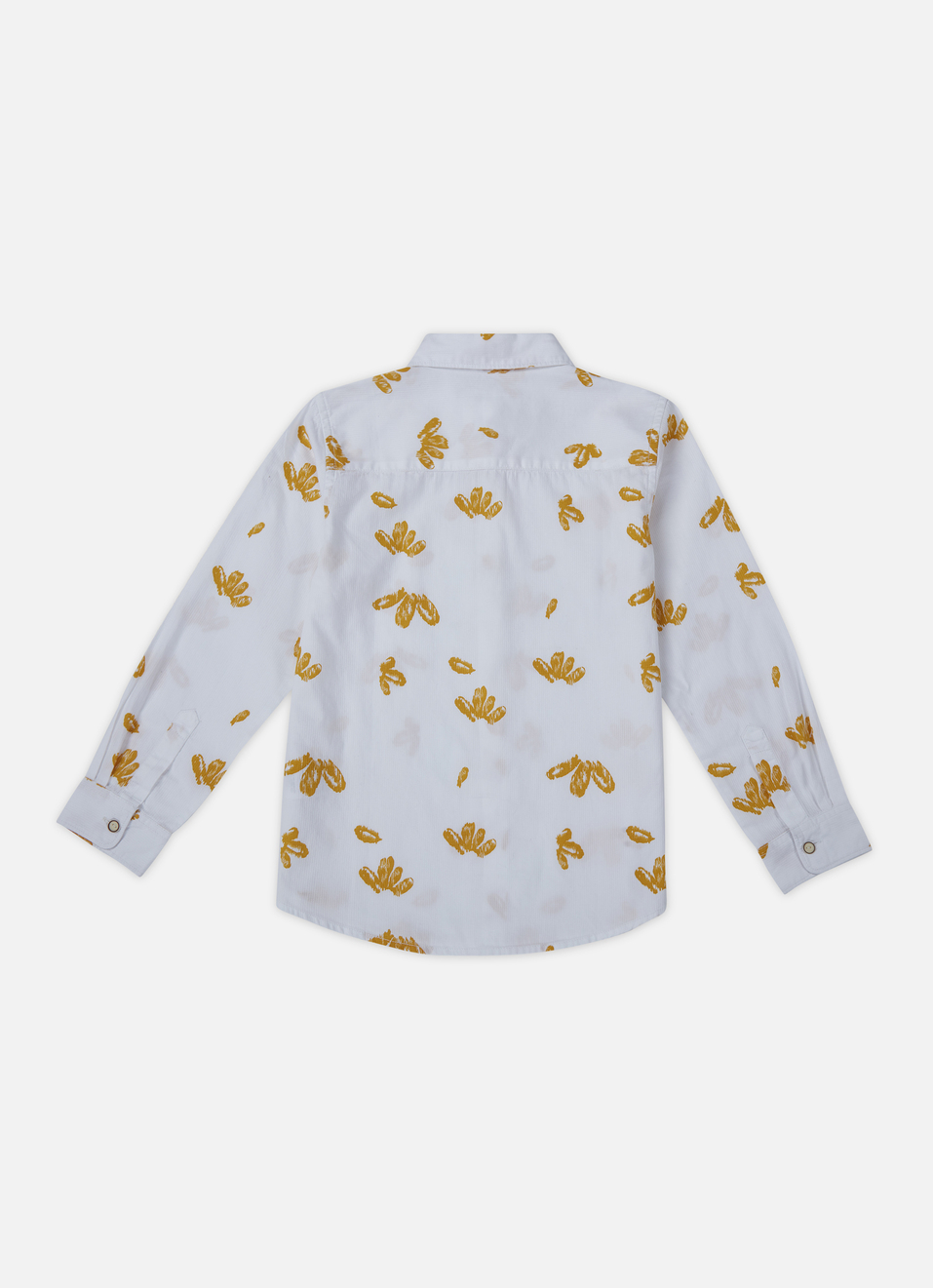 Boys Yellow Aop Full Sleeve Shirt, , large image number 1