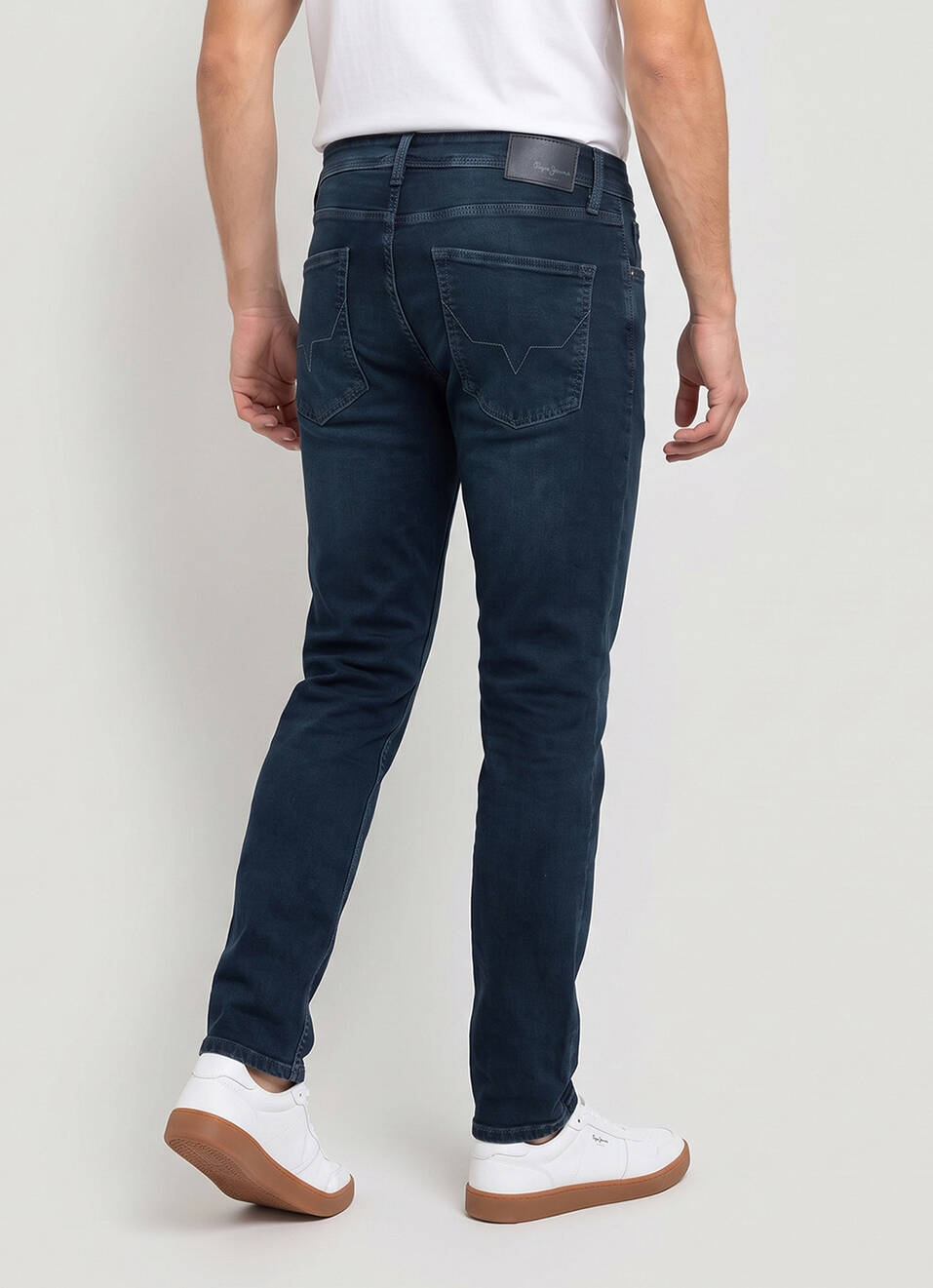 Men Black Stretchable Jeans, , large image number 3