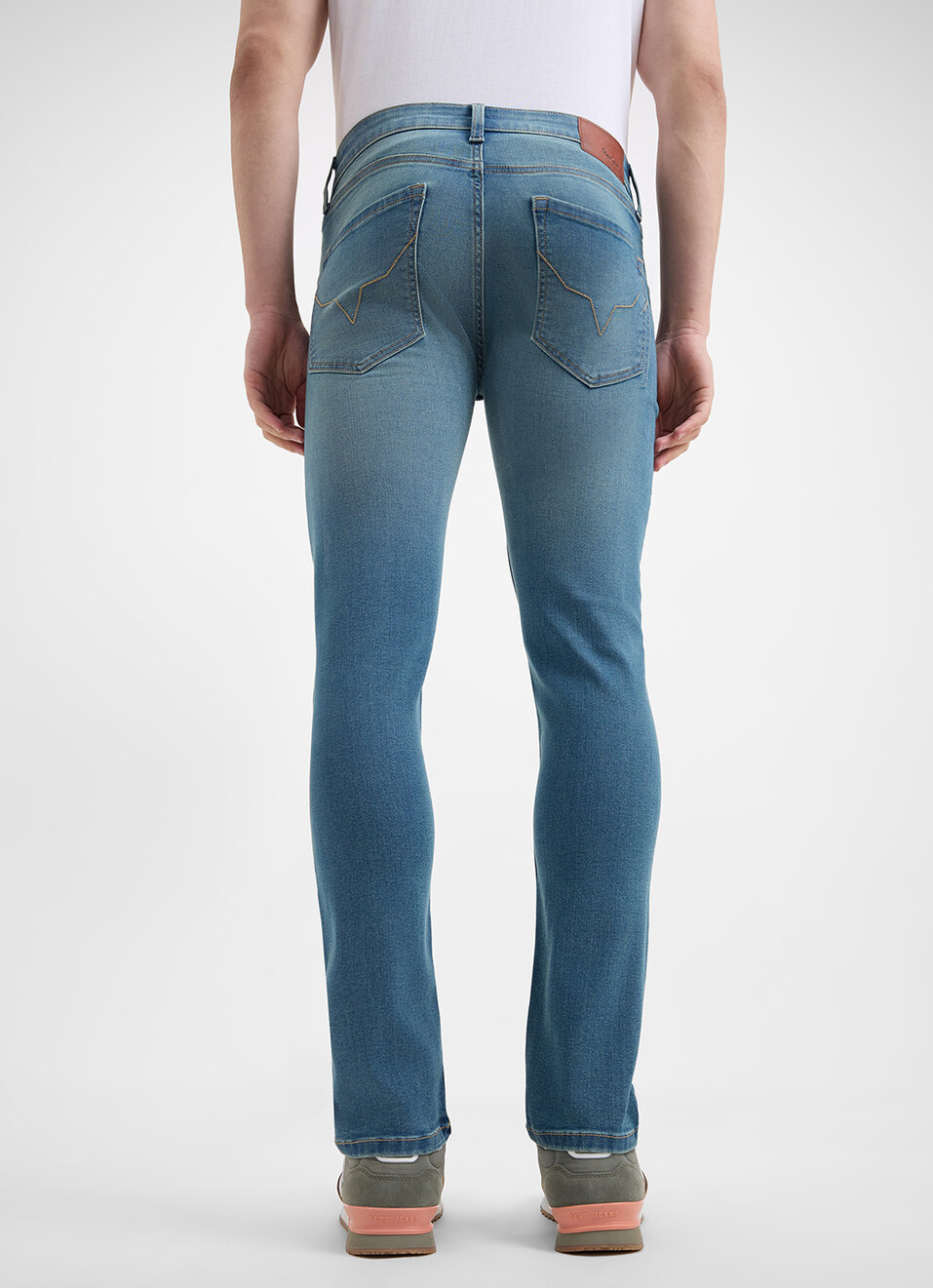 Men Green Slim Tapered Fit Low Rise Jeans, , large image number 5