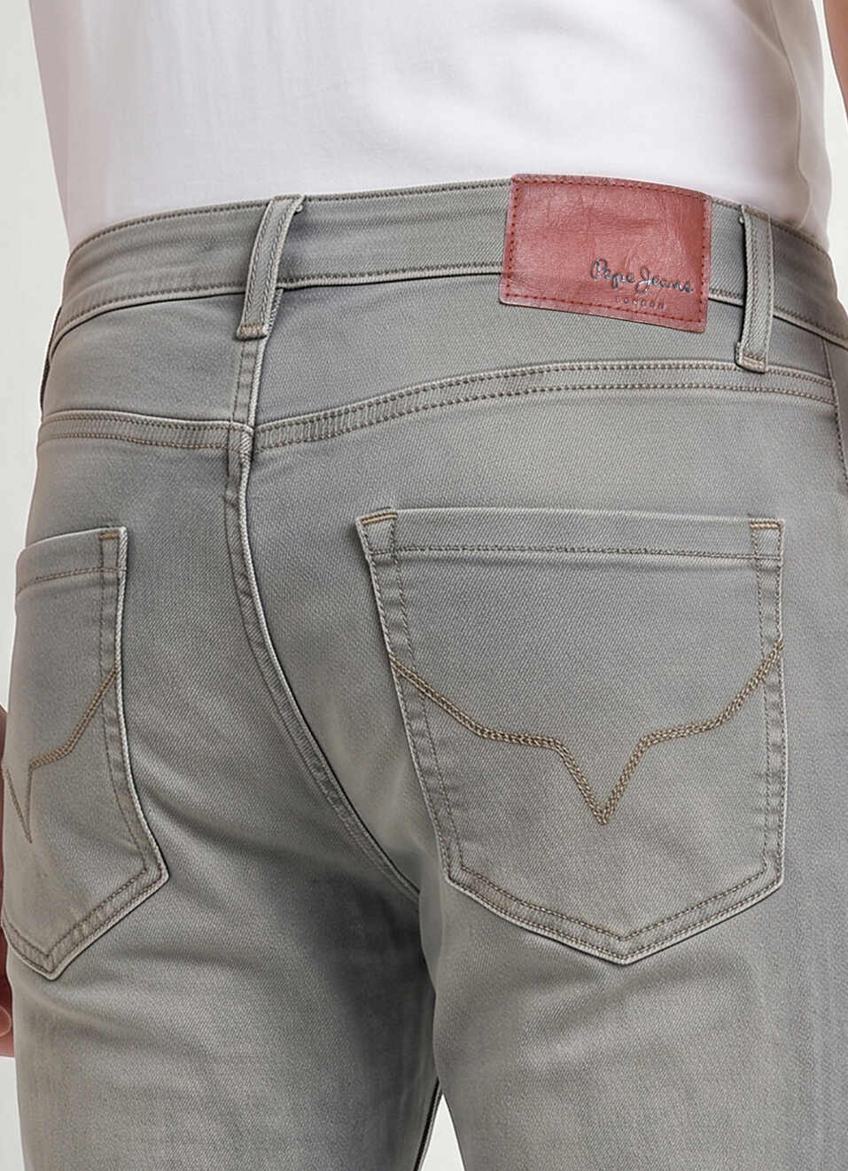 Men Blue Straight Fit Mid Rise Stretchable Jeans, , large image number 5