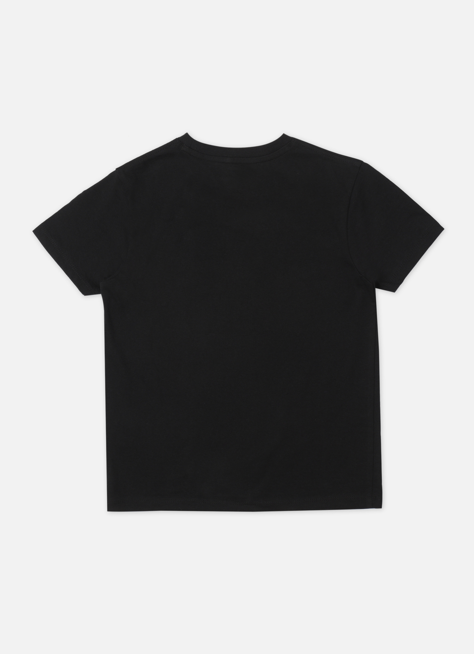 Boys Black Printed Short Sleeve T-shirt, , large image number 1