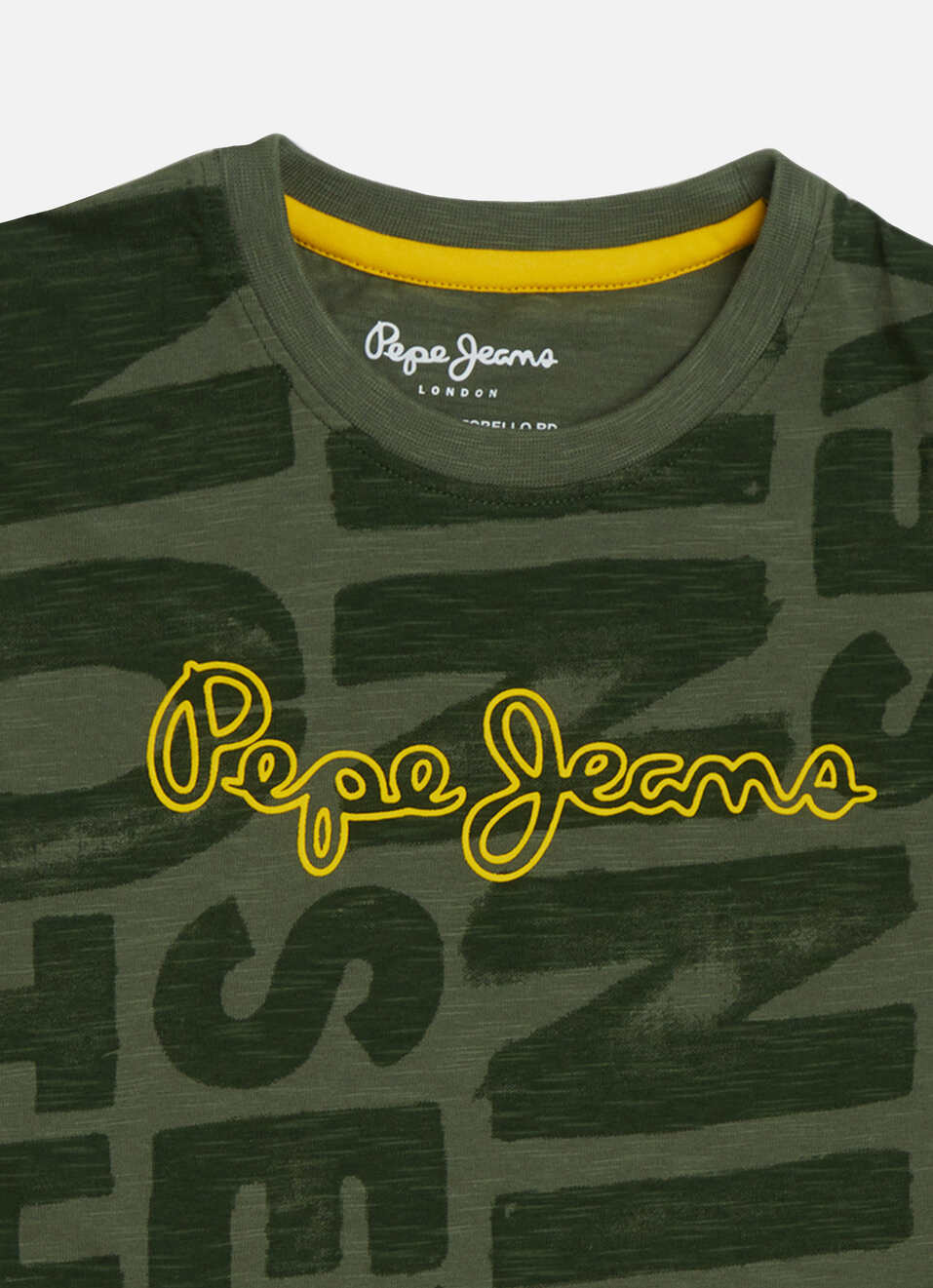 Boys Green Typographic Print Short Sleeve T-shirt, , large image number 2