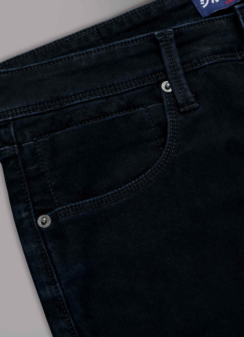Men Black Slim Stretchable Jeans, , large image number 5