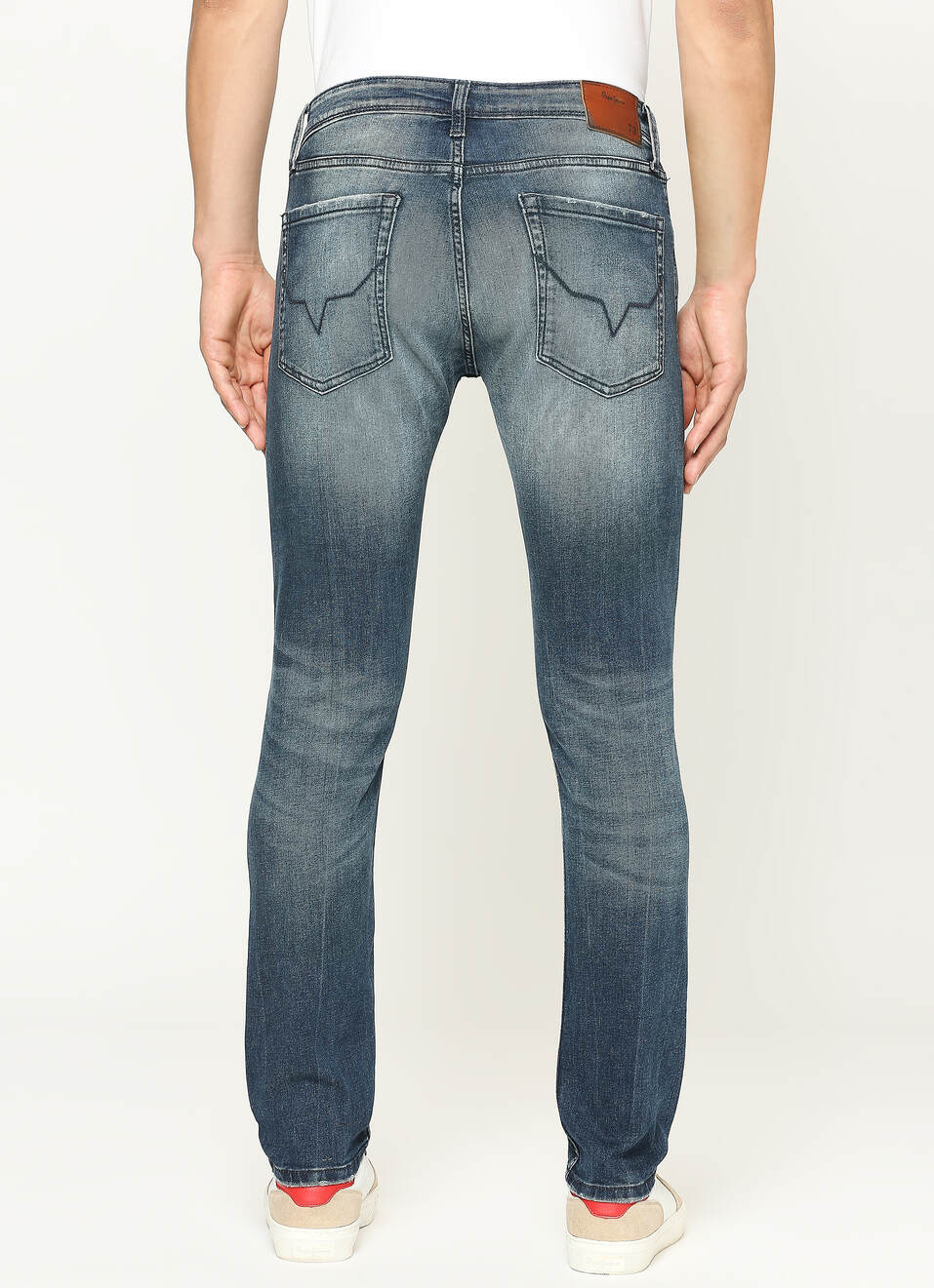 Tapered Fit Low Waist Jeans, , large image number 2