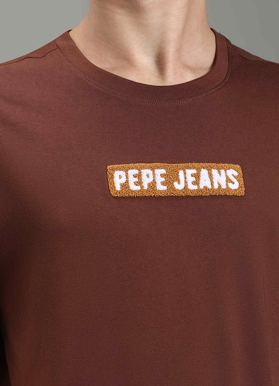 Men Brown Graphic Relaxed Fit T-shirt, , large image number 1