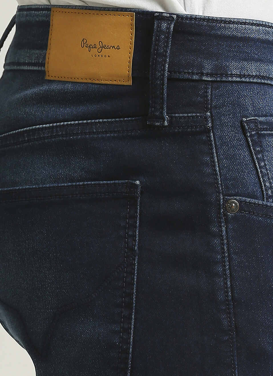 Chinox Dark Blue Mid Rise Skinny Fit Jeans, , large image number 4