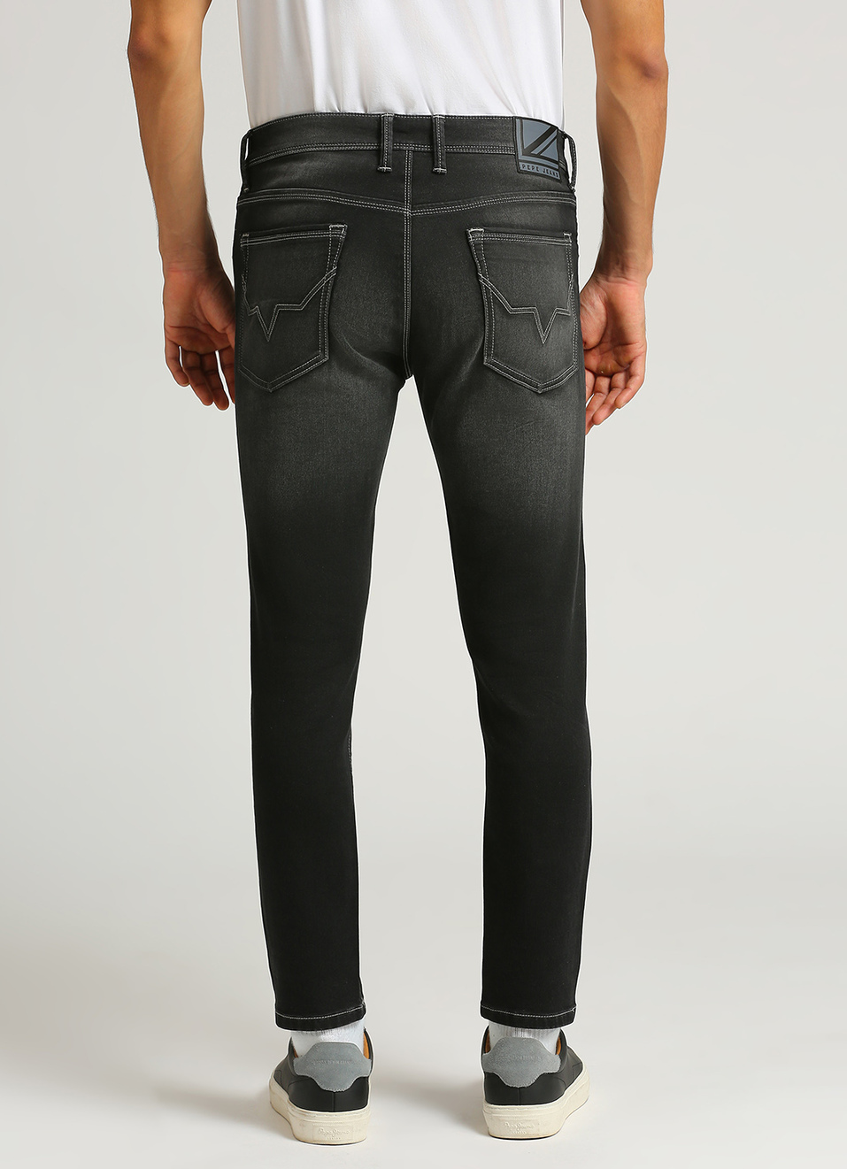 Chinox Black Mid Rise Ankle Gymindigo Jeans, , large image number 3