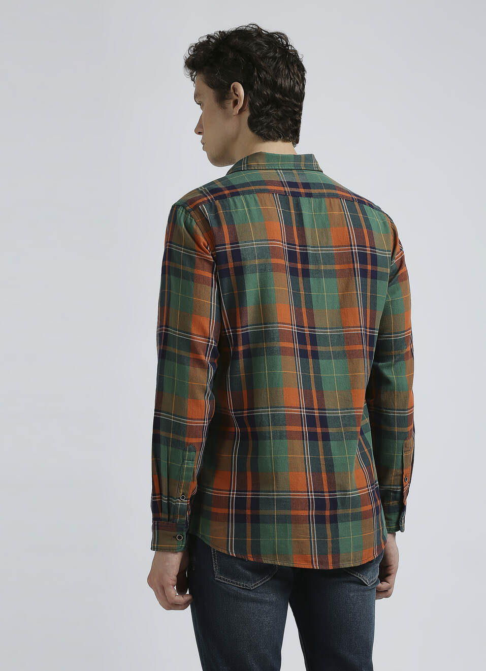 Green Checks Full Sleeve Shirt, , large image number 2