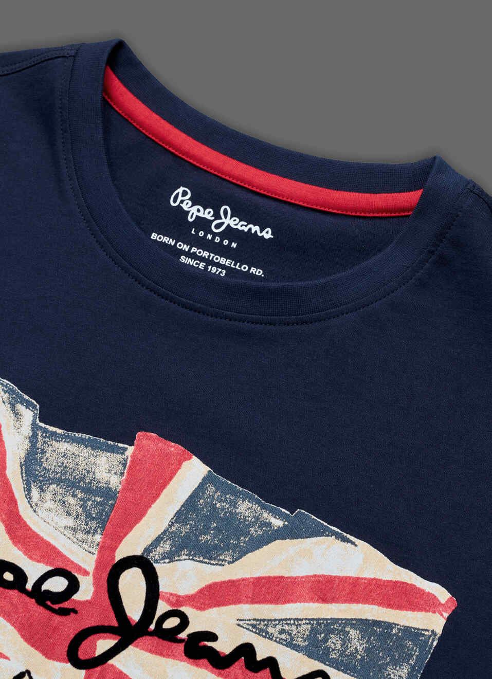 Men Navy Slim Printed T-shirt, , large image number 3