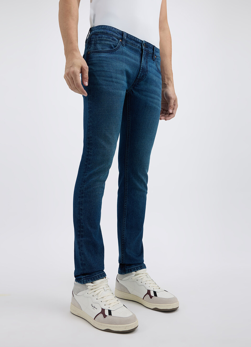 Men Green Slim Fit Mid Rise Jeans , , large image number 5