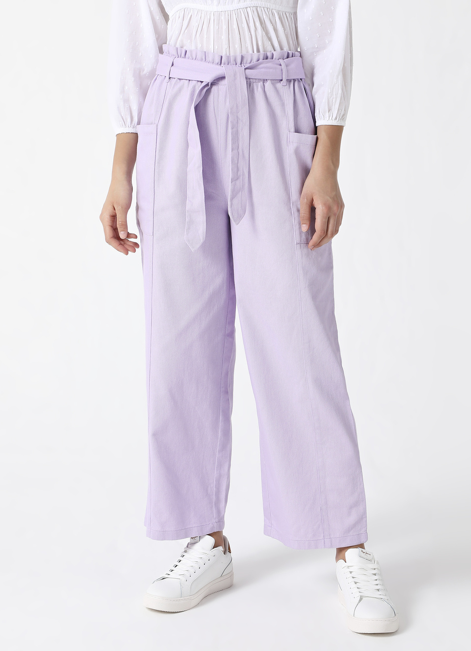 HAZEL FLARE WOVEN PANT, , large image number 1