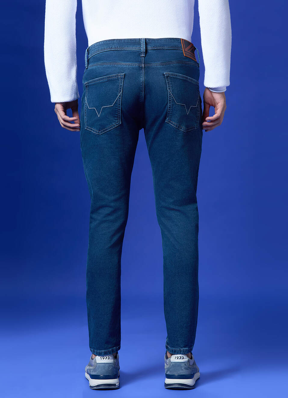 Oliver Blue Mid Waist Ankle Jeans, , large image number 3