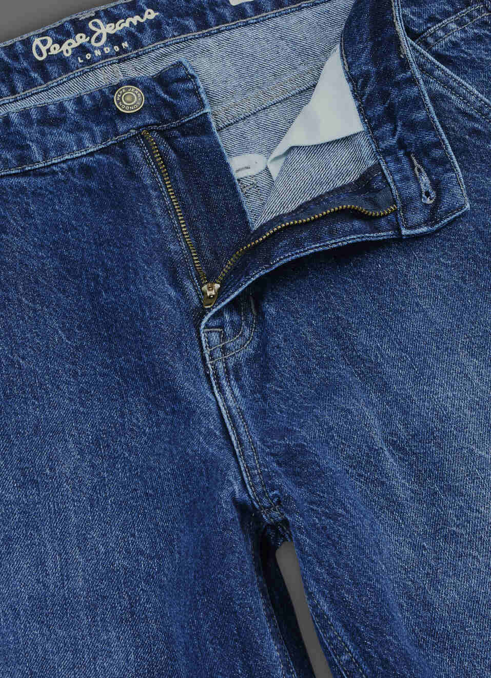 Men Blue Straight Fit Mid Rise Cargo Jeans, , large image number 6
