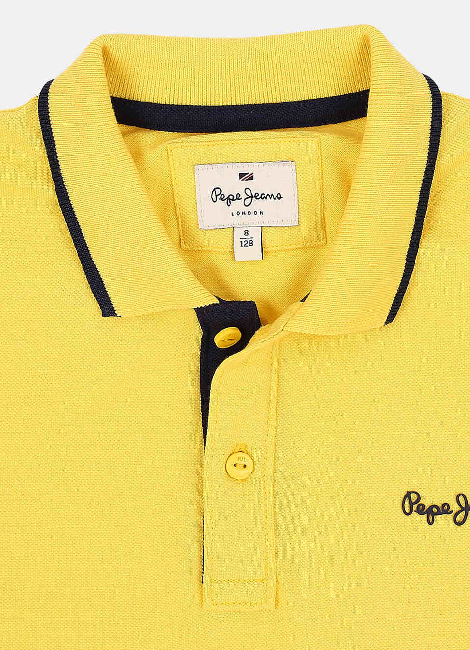 Solid Yellow Polo, , large image number 2