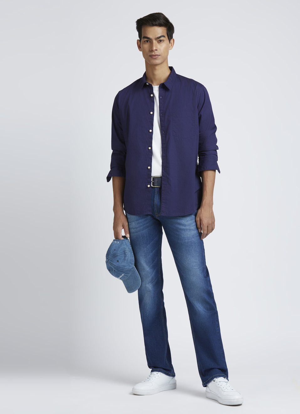 Navy Full Sleeve Shirt, , large image number 5