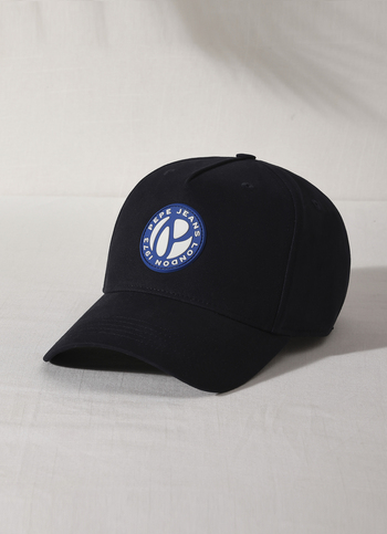 Blue Silicon Badge Sports Cap