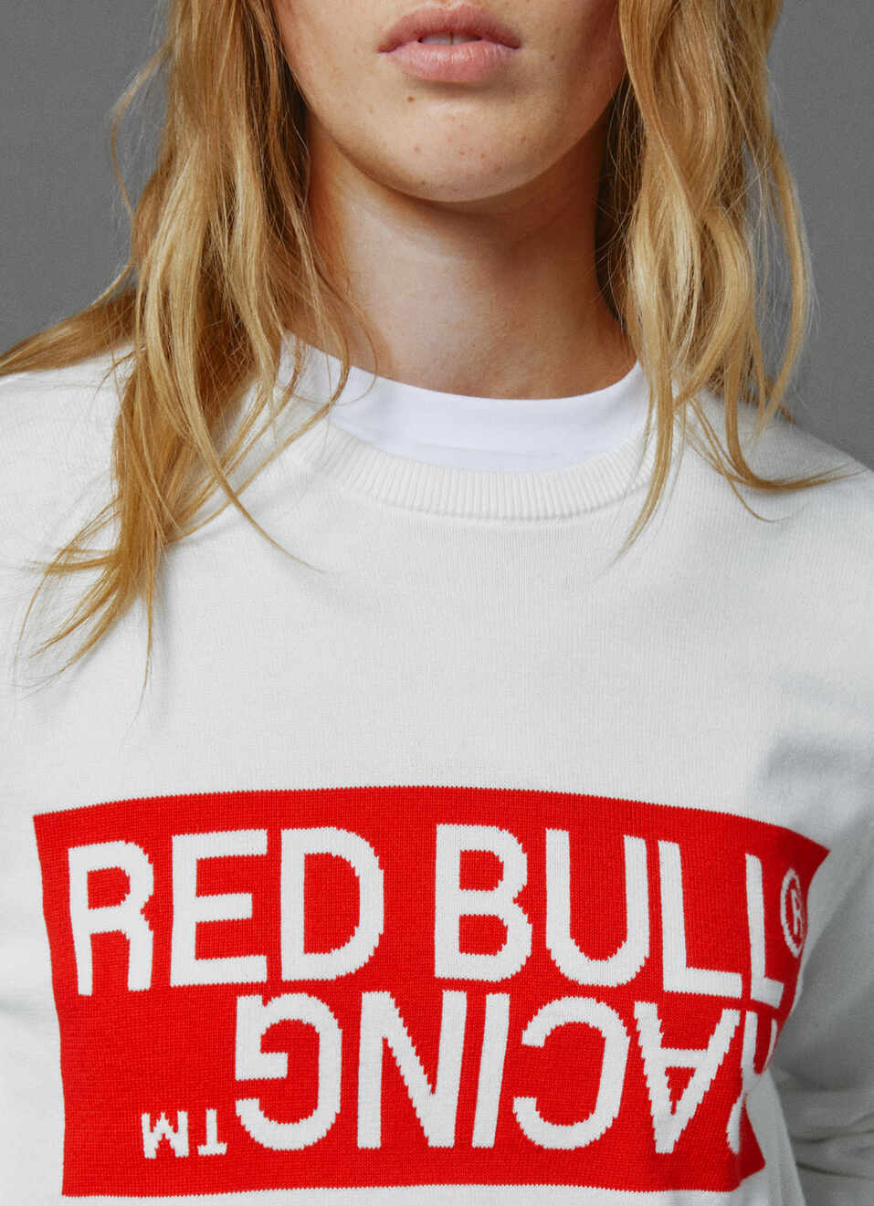 Red Bull Racing X Pepe Jeans Unisex Intarsia Logo Knit Crew Neck, , large image number 5
