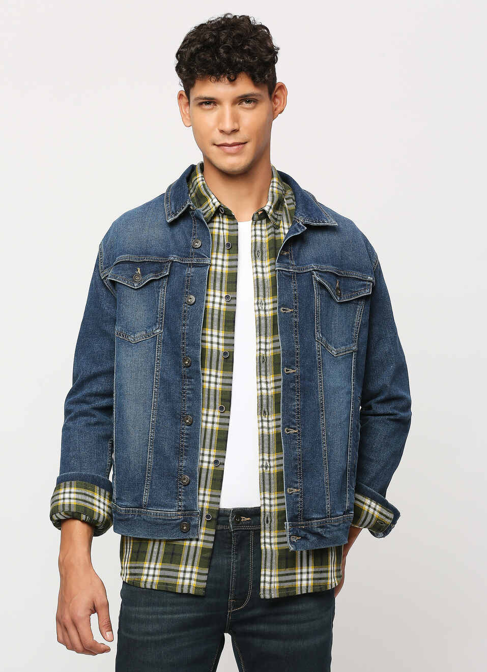 Green Checks Long Sleeve Shirt, , large image number 0