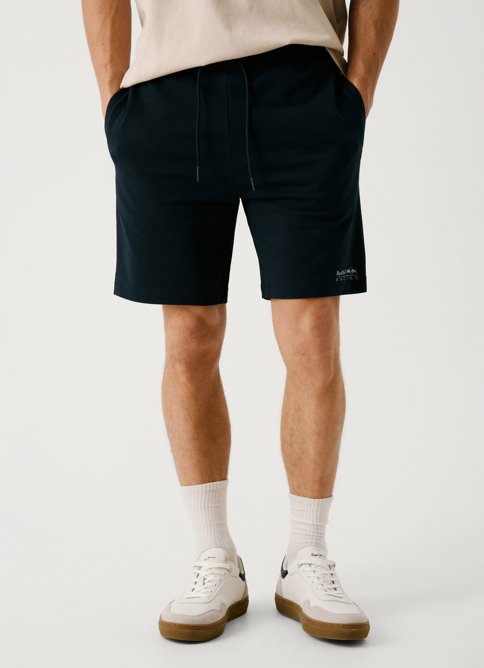 Red Bull Racing X Pepe Jeans Cotton Sweat Stretch Shorts, , large image number 1