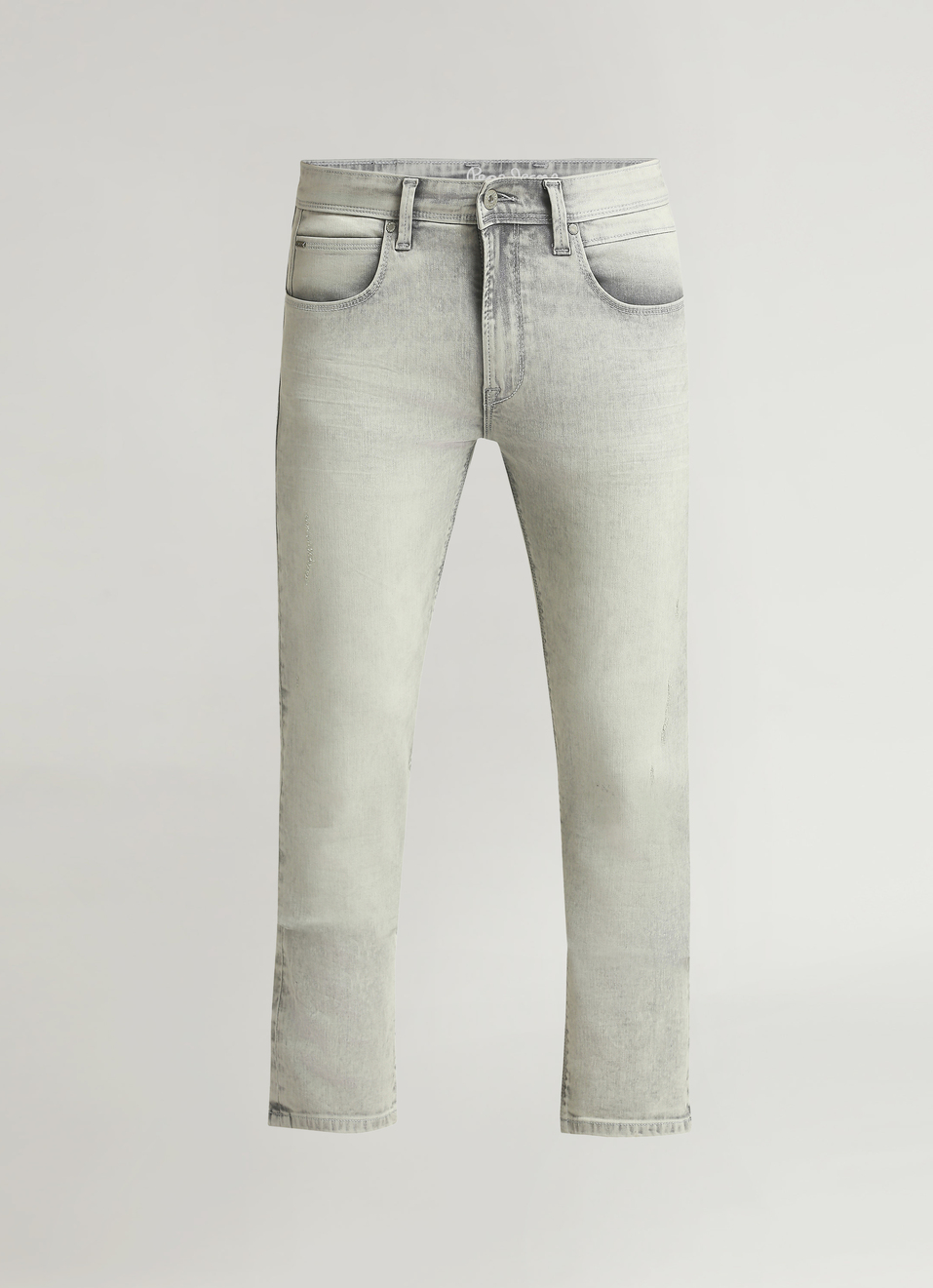 Vapour Light Grey Mid Rise Slim Fit Powerflex Jeans, , large image number 6